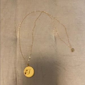 Moon & Lola Long Letter T Necklace